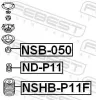 Anschlagpuffer, Federung Vorderachse FEBEST ND-P11F Bild Anschlagpuffer, Federung Vorderachse FEBEST ND-P11F
