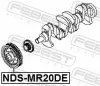 Riemenscheibe, Kurbelwelle FEBEST NDS-MR20DE Bild Riemenscheibe, Kurbelwelle FEBEST NDS-MR20DE