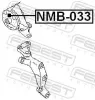 Lagerung, Motor vorne rechts FEBEST NMB-033 Bild Lagerung, Motor vorne rechts FEBEST NMB-033