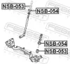 Buchse, Lenkhebel Vorderachse unten hinten FEBEST NSB-053 Bild Buchse, Lenkhebel Vorderachse unten hinten FEBEST NSB-053