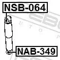 Distanzrohr, Stoßdämpfer FEBEST NSB-064 Bild Distanzrohr, Stoßdämpfer FEBEST NSB-064