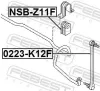 Lagerung, Stabilisator FEBEST NSB-Z11F Bild Lagerung, Stabilisator FEBEST NSB-Z11F