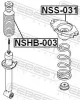Schutzkappe/Faltenbalg, Stoßdämpfer Hinterachse FEBEST NSHB-003 Bild Schutzkappe/Faltenbalg, Stoßdämpfer Hinterachse FEBEST NSHB-003
