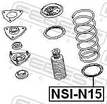 Federteller FEBEST NSI-N15 Bild Federteller FEBEST NSI-N15