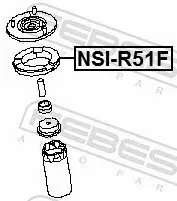 Federteller FEBEST NSI-R51F Bild Federteller FEBEST NSI-R51F