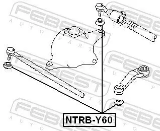 Reparatursatz, Spurstangenkopf FEBEST NTRB-Y60 Bild Reparatursatz, Spurstangenkopf FEBEST NTRB-Y60