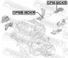 Lagerung, Motor hinten FEBEST OPMB-MOKR Bild Lagerung, Motor hinten FEBEST OPMB-MOKR