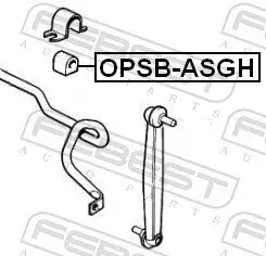 Lagerung, Stabilisator FEBEST OPSB-ASGF Bild Lagerung, Stabilisator FEBEST OPSB-ASGF