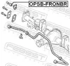 Lagerung, Stabilisator FEBEST OPSB-FRONBR Bild Lagerung, Stabilisator FEBEST OPSB-FRONBR