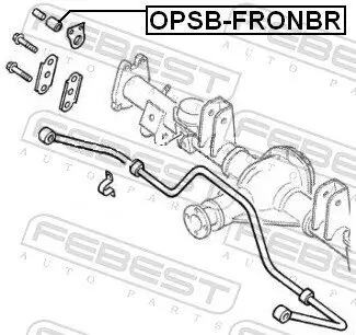 Lagerung, Stabilisator FEBEST OPSB-FRONBR Bild Lagerung, Stabilisator FEBEST OPSB-FRONBR