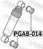 Buchse, Stoßdämpfer FEBEST PGAB-014 Bild Buchse, Stoßdämpfer FEBEST PGAB-014