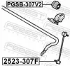 Lagerung, Stabilisator FEBEST PGSB-307FV2 Bild Lagerung, Stabilisator FEBEST PGSB-307FV2