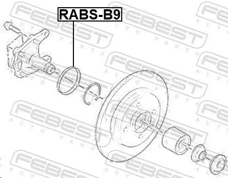 Sensorring, ABS innen FEBEST RABS-B9 Bild Sensorring, ABS innen FEBEST RABS-B9