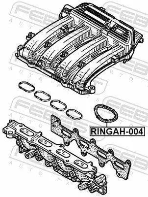 Dichtung, Drosselklappenstutzen FEBEST RINGAH-004 Bild Dichtung, Drosselklappenstutzen FEBEST RINGAH-004