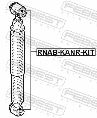 Montagesatz, Stoßdämpfer FEBEST RNAB-KANR-KIT Bild Montagesatz, Stoßdämpfer FEBEST RNAB-KANR-KIT