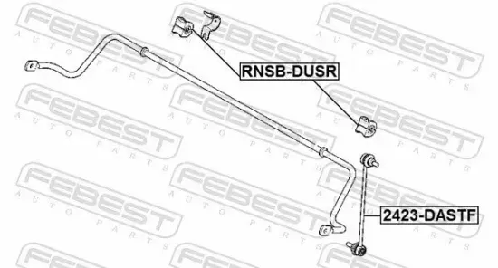 Lagerung, Stabilisator FEBEST RNSB-DUSR Bild Lagerung, Stabilisator FEBEST RNSB-DUSR