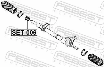 Reparatursatz, Lenkgetriebe FEBEST SET-006 Bild Reparatursatz, Lenkgetriebe FEBEST SET-006