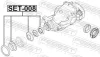 Wellendichtring, Differential hinten FEBEST SET-008 Bild Wellendichtring, Differential hinten FEBEST SET-008