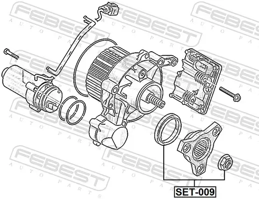 Reparatursatz, Differential FEBEST SET-009 Bild Reparatursatz, Differential FEBEST SET-009
