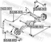 Lagerung, Lenker innen hinten vorne Hinterachse oben FEBEST SGAB-002 Bild Lagerung, Lenker innen hinten vorne Hinterachse oben FEBEST SGAB-002