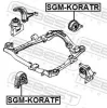 Lagerung, Motor hinten FEBEST SGM-KORATR Bild Lagerung, Motor hinten FEBEST SGM-KORATR