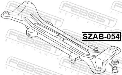 Lagerung, Achskörper Hinterachse FEBEST SZAB-054 Bild Lagerung, Achskörper Hinterachse FEBEST SZAB-054
