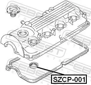 Dichtung, Zylinderkopfhaube FEBEST SZCP-001 Bild Dichtung, Zylinderkopfhaube FEBEST SZCP-001