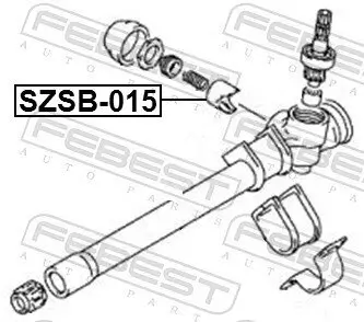 Reparatursatz, Lenkgetriebe FEBEST SZSB-015 Bild Reparatursatz, Lenkgetriebe FEBEST SZSB-015