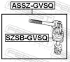 Buchse, Lenkwelle FEBEST SZSB-GVSQ Bild Buchse, Lenkwelle FEBEST SZSB-GVSQ