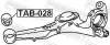 Lagerung, Lenker Hinterachse oben vorne FEBEST TAB-028 Bild Lagerung, Lenker Hinterachse oben vorne FEBEST TAB-028