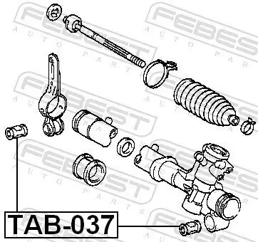 Lagerung, Lenkgetriebe FEBEST TAB-037 Bild Lagerung, Lenkgetriebe FEBEST TAB-037
