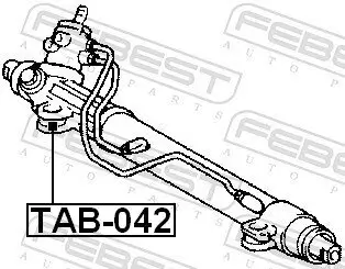 Lagerung, Lenkgetriebe FEBEST TAB-042 Bild Lagerung, Lenkgetriebe FEBEST TAB-042