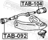 Lagerung, Lenker FEBEST TAB-104 Bild Lagerung, Lenker FEBEST TAB-104