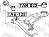 Lagerung, Lenker vorne Vorderachse unten FEBEST TAB-125 Bild Lagerung, Lenker vorne Vorderachse unten FEBEST TAB-125