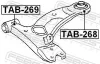 Lagerung, Lenker hinten Vorderachse unten FEBEST TAB-268 Bild Lagerung, Lenker hinten Vorderachse unten FEBEST TAB-268