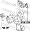 Lagerung, Differential FEBEST TAB-341 Bild Lagerung, Differential FEBEST TAB-341