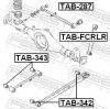 Lagerung, Lenker Hinterachse oben FEBEST TAB-343 Bild Lagerung, Lenker Hinterachse oben FEBEST TAB-343