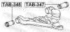 Lagerung, Lenker hinten innen Vorderachse unten FEBEST TAB-347 Bild Lagerung, Lenker hinten innen Vorderachse unten FEBEST TAB-347