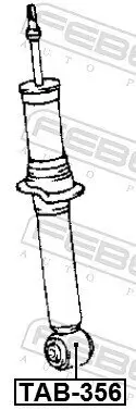 Buchse, Stoßdämpfer FEBEST TAB-356 Bild Buchse, Stoßdämpfer FEBEST TAB-356
