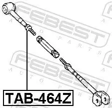 Lagerung, Lenker Hinterachse links FEBEST TAB-464Z Bild Lagerung, Lenker Hinterachse links FEBEST TAB-464Z