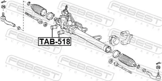 Lagerung, Lenkgetriebe FEBEST TAB-518 Bild Lagerung, Lenkgetriebe FEBEST TAB-518