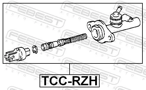 Geberzylinder, Kupplung FEBEST TCC-RZH Bild Geberzylinder, Kupplung FEBEST TCC-RZH