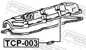 Dichtring, Kerzenschacht FEBEST TCP-003 Bild Dichtring, Kerzenschacht FEBEST TCP-003