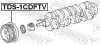 Riemenscheibe, Kurbelwelle FEBEST TDS-1CDFTV Bild Riemenscheibe, Kurbelwelle FEBEST TDS-1CDFTV