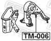 Lagerung, Motor FEBEST TM-006 Bild Lagerung, Motor FEBEST TM-006