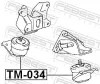 Lagerung, Motor vorne FEBEST TM-034 Bild Lagerung, Motor vorne FEBEST TM-034
