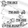 Lagerung, Motor vorne links FEBEST TM-095 Bild Lagerung, Motor vorne links FEBEST TM-095