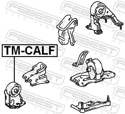 Lagerung, Motor FEBEST TM-CALF Bild Lagerung, Motor FEBEST TM-CALF