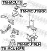 Lagerung, Motor vorne links FEBEST TM-MCU10LH Bild Lagerung, Motor vorne links FEBEST TM-MCU10LH