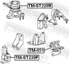 Lagerung, Motor vorne rechts FEBEST TM-ST220R Bild Lagerung, Motor vorne rechts FEBEST TM-ST220R